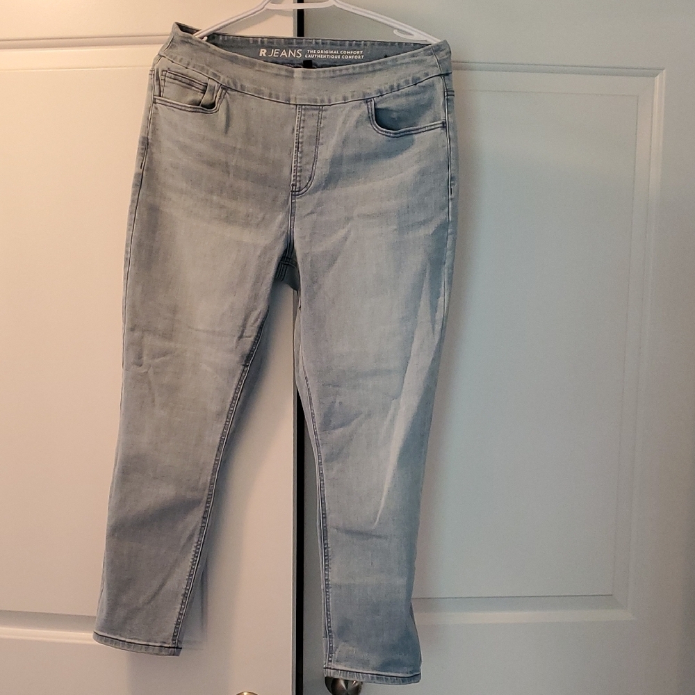 Reitmans Blue Ankle Cropped Jeans